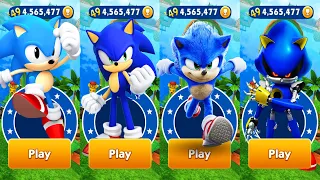 Sonic Dash - Metal Sonic vs Sonic vs Classic Sonic vs Movie Sonic vs All Bosses Zazz Eggman