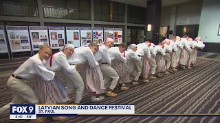 Latvian Song and Dance Festival is underway in St. Paul