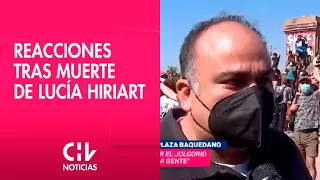 REACCIONES | Las lágrimas de un manifestante tras la muerte de Lucía Hiriart - CHV Noticias