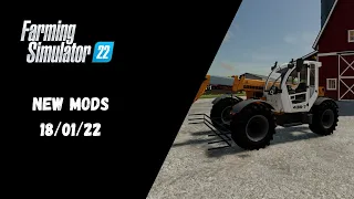 FS22 - New Mods 18/01/22 - Farming Simulator 22