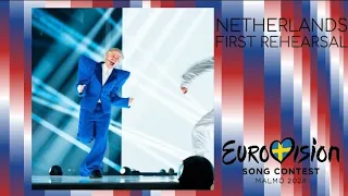 Netherlands 🇳🇱 | First Rehearsal | Eurovision 2024
