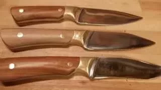 Griffe für Messerklingen selbst gemacht .