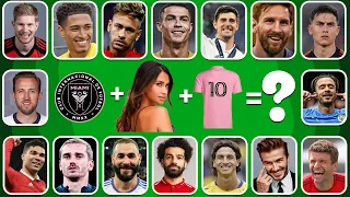 (Part 2) Guess WIVES/GIRLFRIENDS of football players,Ronaldo, Messi, Neymar|Mbappe