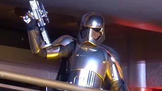 March of the First Order featuring Captain Phasma "Star Wars" FULL FIRST SHOW at Disneyland