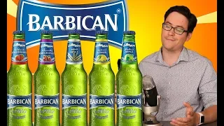 Non-alcoholic Fruity Beer Taste Test - Barbican Drink Review with Hey Jay Eats!