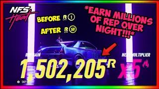 NFS HEAT REP GLITCH/STRATEGY (MILLIONS OF REP FAST) FASTEST WAY TO GET TO REP LEVEL 50!