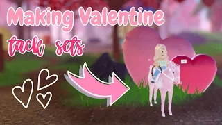 Making Valentine’s *TACK SETS* For My Horses! | Wild Horse Islands