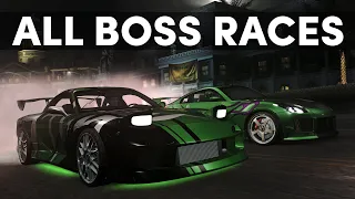 NFS Carbon REWORK - All Boss Races