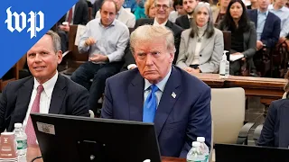 Trump makes rare courtroom appearance in NYC