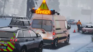 [GTA 5] DIR - GRAVE ACCIDENT SOUS LA NEIGE - DIRECTION INTERDÉPARTEMENTAL DES ROUTES #13