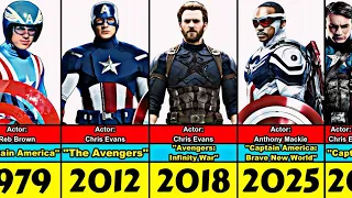 Captain America Transformation From 1944 to 2025