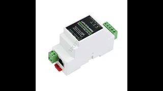 Spotpear Industrial serial server RS232 to RJ45 Ethernet TCP/IP to serial rail-mount POE function