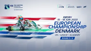 2023 FIA Karting European Championship Round 3 Highlight - Rodby / Denmark