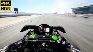 Kawasaki Ninja H2 - Ride 4 Aggressive Gameplay on VR - First Person Camera | POV Ride 4 [4K60FPS]