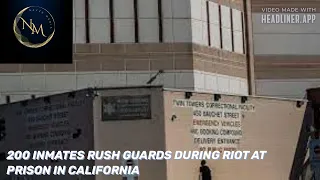 200 INMATES RUSH GUARDS DURING RIOT AT PRISON IN CALIFORNIA