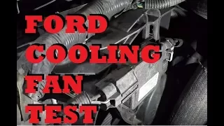 Ford Cooling Fan Test