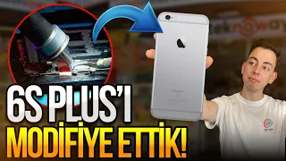 Furkan'ın 6S Plus'ını modifiye ettik! Tek rakibi iPhone 13 Pro Max! Eski iPhone tamiri yaptık!