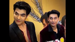 The way the two of them listened to the journalists leaning in was very cute #mileapo #มายอาโป