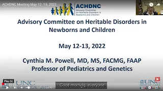 ACHDNC Meeting May 2022 - Day 1