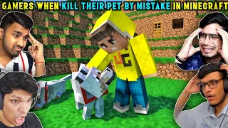 Gamers When Kill Their Pet By Mistake in Minecraft || Kill Their Pet By Mistake