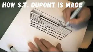 S.T. Dupont lighters manufacturing process Процесс изготовления зажигалок S.T. Dupont