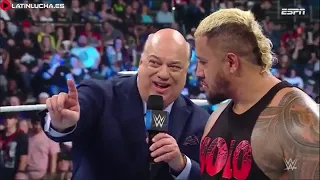 WWE SmackDown En Español 04/08/2023 Jey Uso ataca a Solo Sikoa y Confronta a Paul Heyman