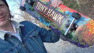 SkRating - Tony Hawk complete skateboard review.