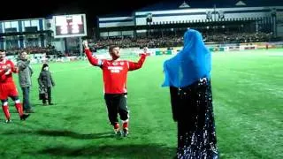 Kadyrov Dances in Grozny, Chechnya