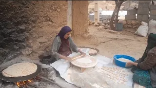 Baking local bread: village life in Iran