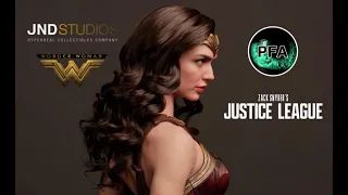 JND Studios - Wonder Woman - 1:3 scale Hyperreal Platinum Statue -  Zack Snyders JL - Gal Gadot