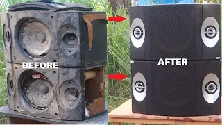 Regenerative badly damaged speakers - Restore for a best friend