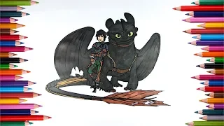 How to train your dragon - Coloring Pages #3