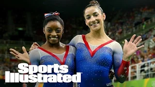 How Simone Biles Helped Calm Aly Raisman Down Before Olympics Began | SI NOW | Sports Illustrated