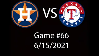 Astros VS Rangers  Condensed Game Highlights 6/15/21