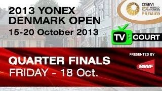 QF (TV Court) -WD -M.Matsutomo/A.Takahashi vs Aroonkesorn/Voravichitchaikul -2013 Yonex Denmark Open