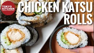 HOW TO MAKE CHICKEN KATSU SUSHI ROLLS