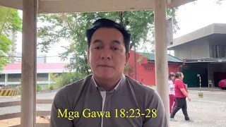 Ang Pagninilay sa Unang Pagbasa, Sabado, May 11, 2024, Gawa 18:23-28