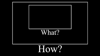 What How Meme Template | Black Screen