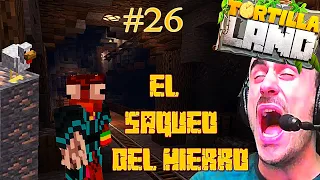 JAGGER QUIERE SAQUEAR EL PUEBLO DE  AURONPLAY / DIA #26 TORTILLALAND ( MINECRAFT )