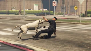 [GTA V] Mountain Lion attack Cops (LSPD)