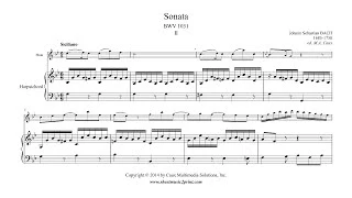 Bach : Siciliano from Sonata BWV 1031 - Flute