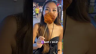 MUST Try ✅ Street Food in the Night Market in Bangkok #bangkok #thailand #shorts #food #streetfood