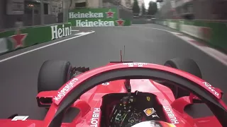 Sebastian Vettel's Pole Lap | 2018 Azerbaijan Grand Prix