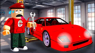 Ik heb een FERRARI FABRIEK !! | Roblox Car Factory Tycoon