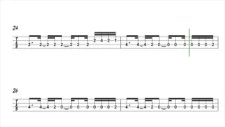 Guano Apes - Pretty in scarlet (bass tab Play along Weekly#6)