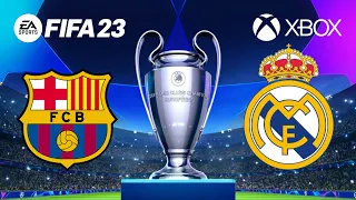 FIFA 23 - BARCELONA VS REAL MADRID - Champions League 22/23 Final CUP | XBOX