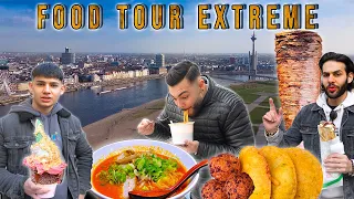 FOOD TOUR EXTREME in Düsseldorf | EMPANADAS, RAMEN, SHAWARMA und VIELES MEHR