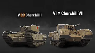 ОБЗОР Churchill I и Churchill VII в World of Tanks