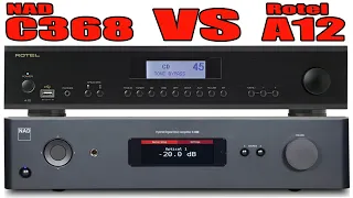 SOUND BATTLE !!! NAD C 368 and ROTEL A-12 with KEF LS50 Meta Comparison - Similar or Big Different?