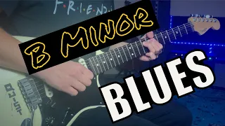 Slow Jazzy Blues | Sexy Guitar Backing Track - B Minor